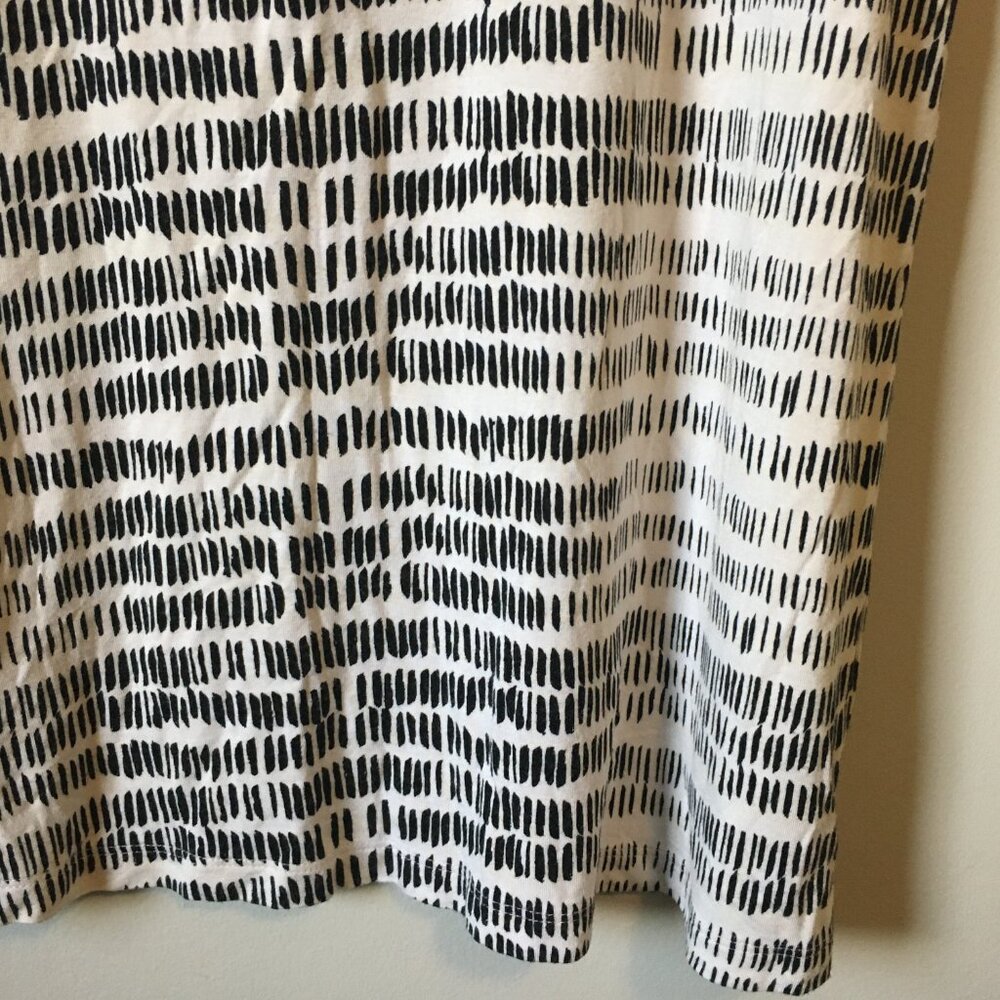 Olsen Europe Rhinestone Viscose Tally Graphic Tee Black White L/14 - Picture 5 of 16